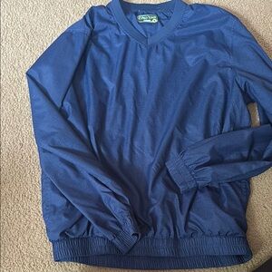 Men's Blue silky Golf pullover